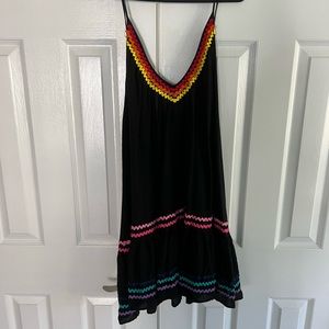 Rainbow stitch dress/coverup in great condition
